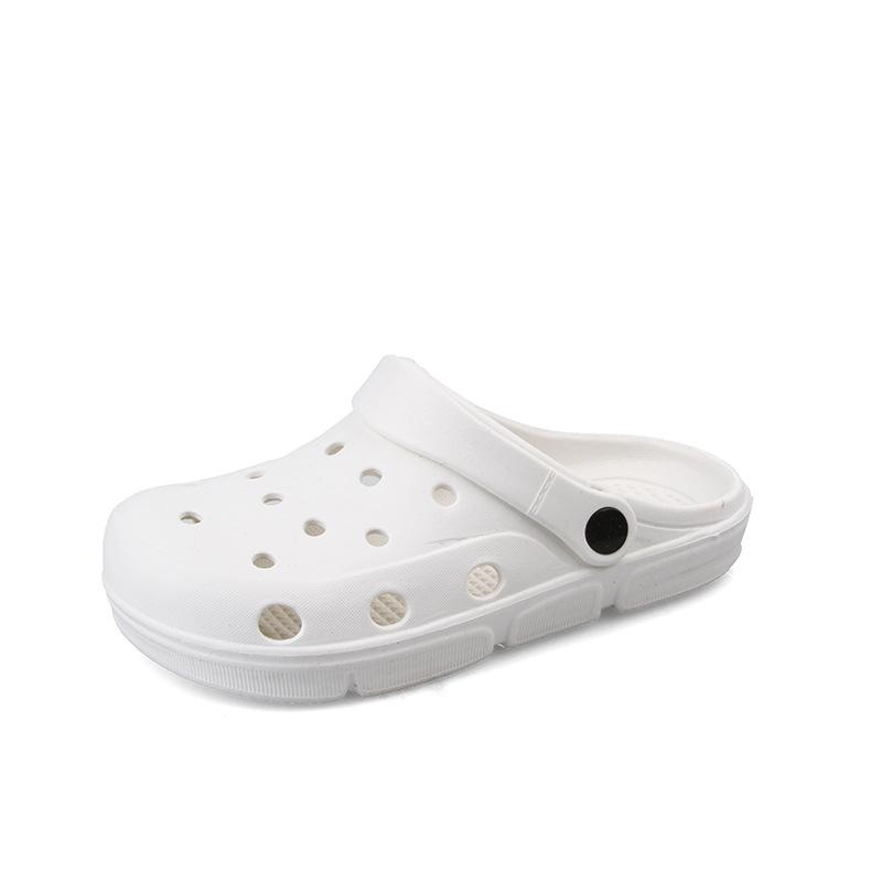 Hole shoes women's outer wear summer thick-soled bag head breathable couple sandals non-slip operating room sandals men