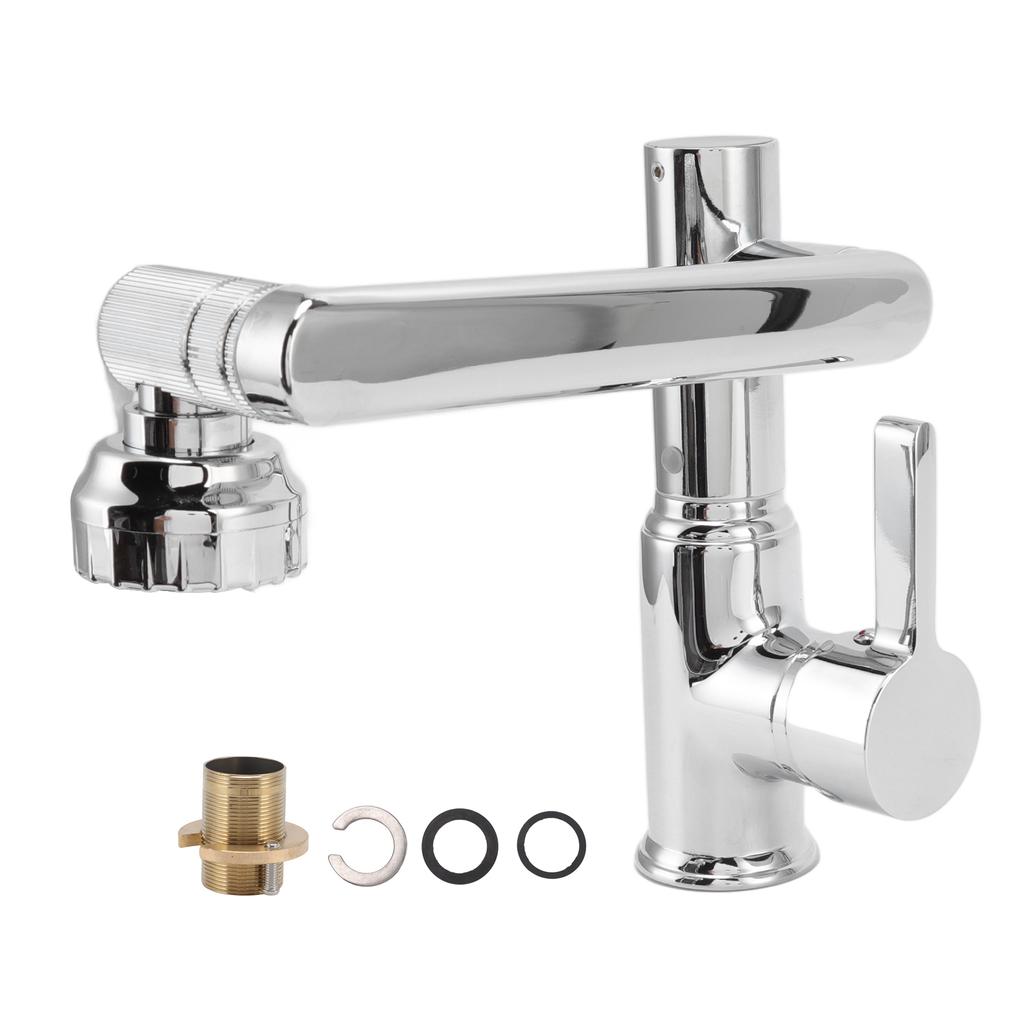 Swivel Faucet Brass G1 360 Degree Long Nose Tap Bathroom Accessories with Digital Display for
