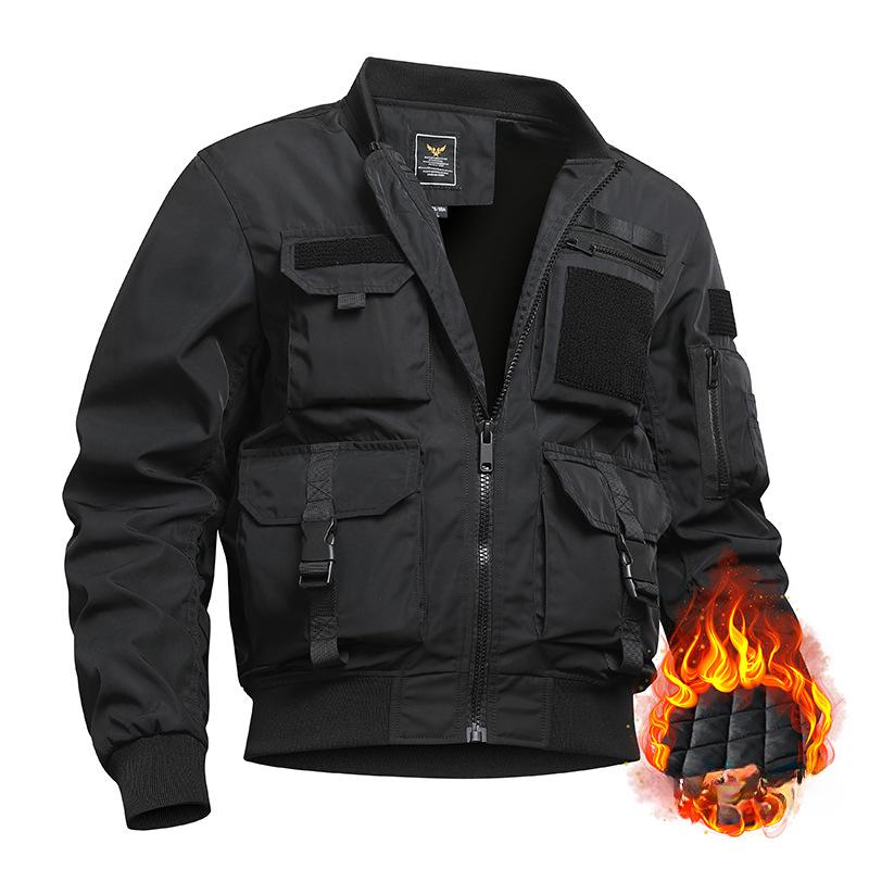 

Многофункциональная функциональная куртка Pilot для тяжелых условий эксплуатации, мужская рабочая куртка с множеством карманов XL