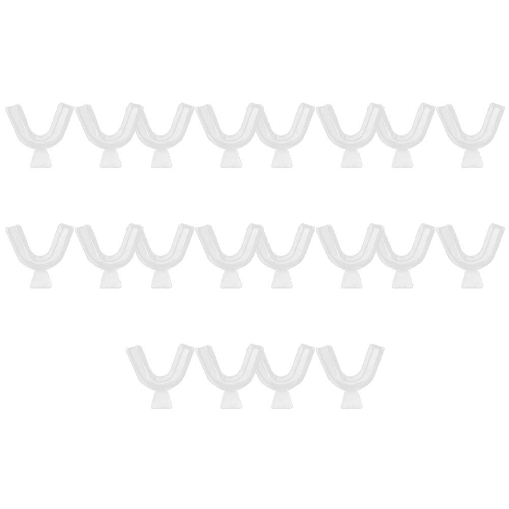 20-2pcs Soft Silicone Tooth Orthodontic Braces Set Mouth Guard Protector Dental Teeth Whitening Trays Retainer Oral Hygiene Care