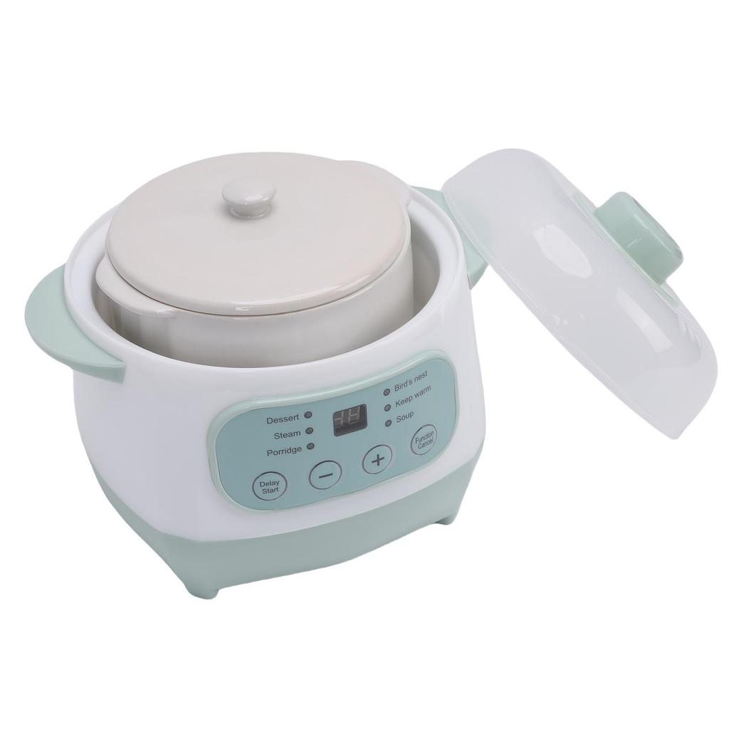 Pentola elettrica per stufati da 1L 200W Smart in ceramica per zuppe e porridge Slow Cooker per cottura multifunzione
