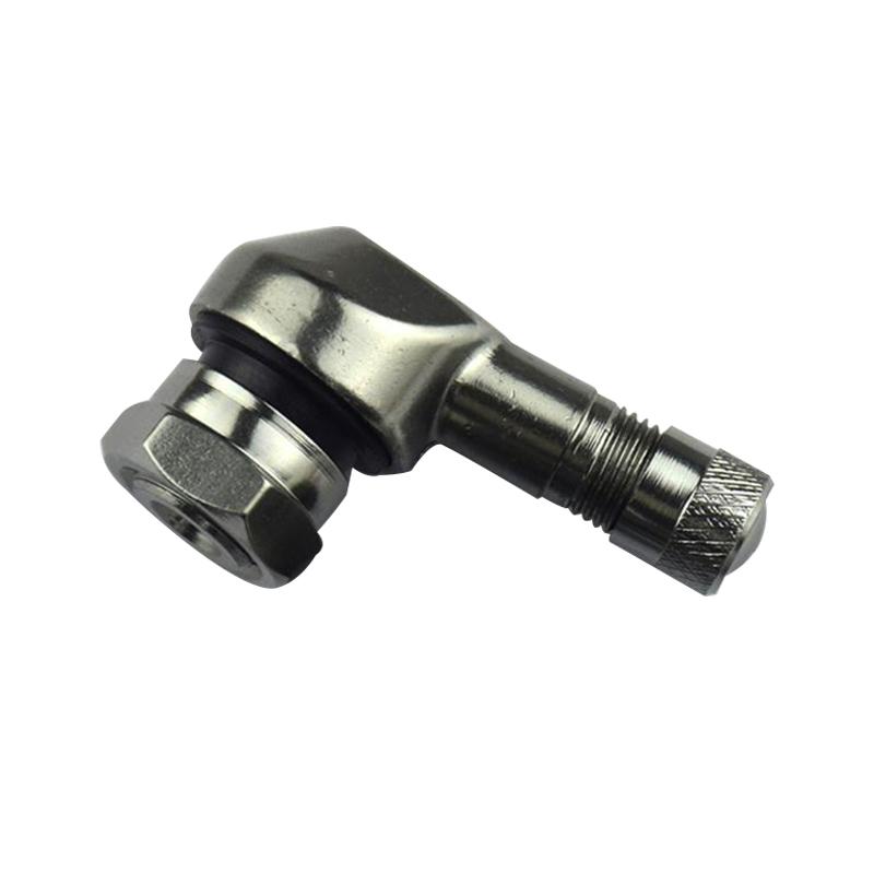 2Pcs/Set Motorcycle Valve Stems Rim 90 Degree Angle Aluminum Alloy Valve Wheel Tire Tubeless Valve Caps For Rim Wheel Parts