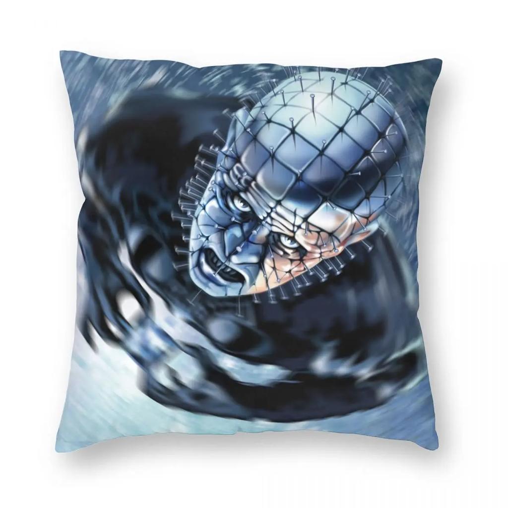 Pinhead Hellraiser Hellbound Pillowcase Printing Cushion Cover Decorative Halloween Horror Movie Throw Pillow Case Cover
