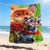 1pc Zootopia Outdoor Flannel Blanket, Soft,