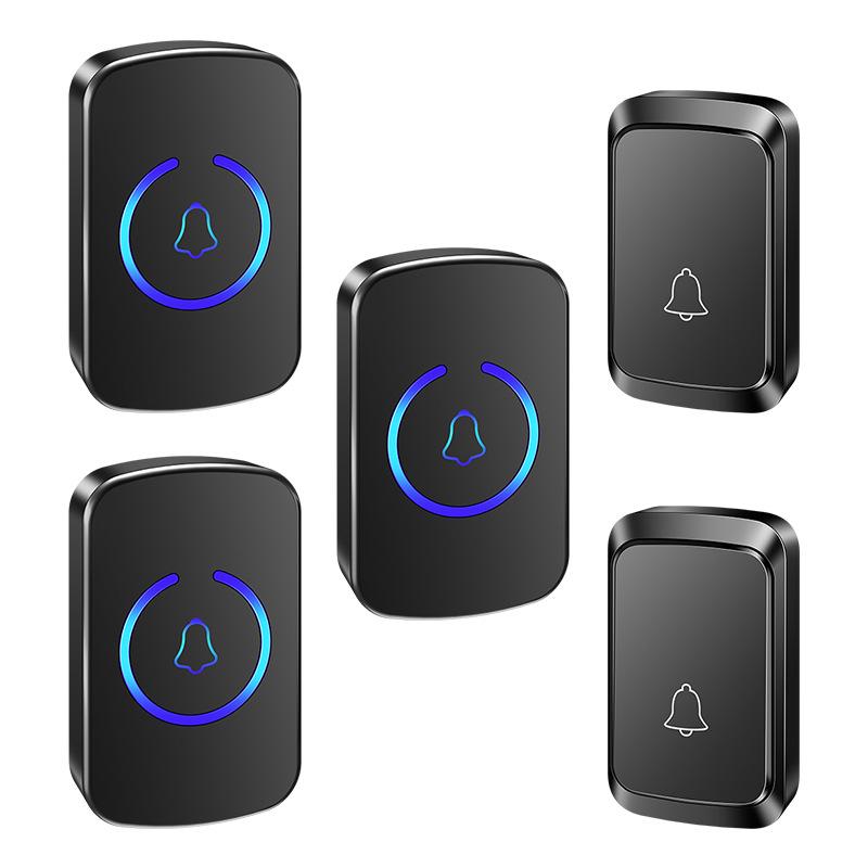 Long-Range Wireless Elderly Call Button Doorbell with Music & Remote Control