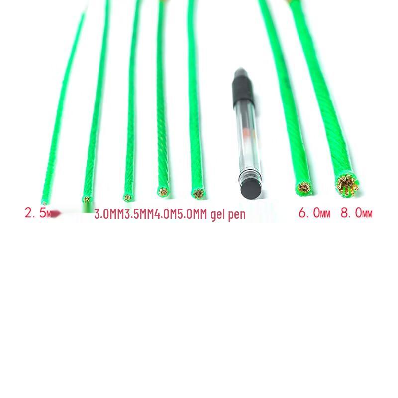 Vissfj Green Plastic-Coated Steel Wire Rope