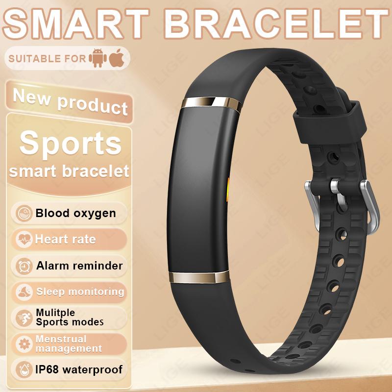 New Sports Fitness Tracker Smart Bracelet HRV Blood Oxygen Stress Monitor Watch Ip68 Waterproof Wristband For Android iOS