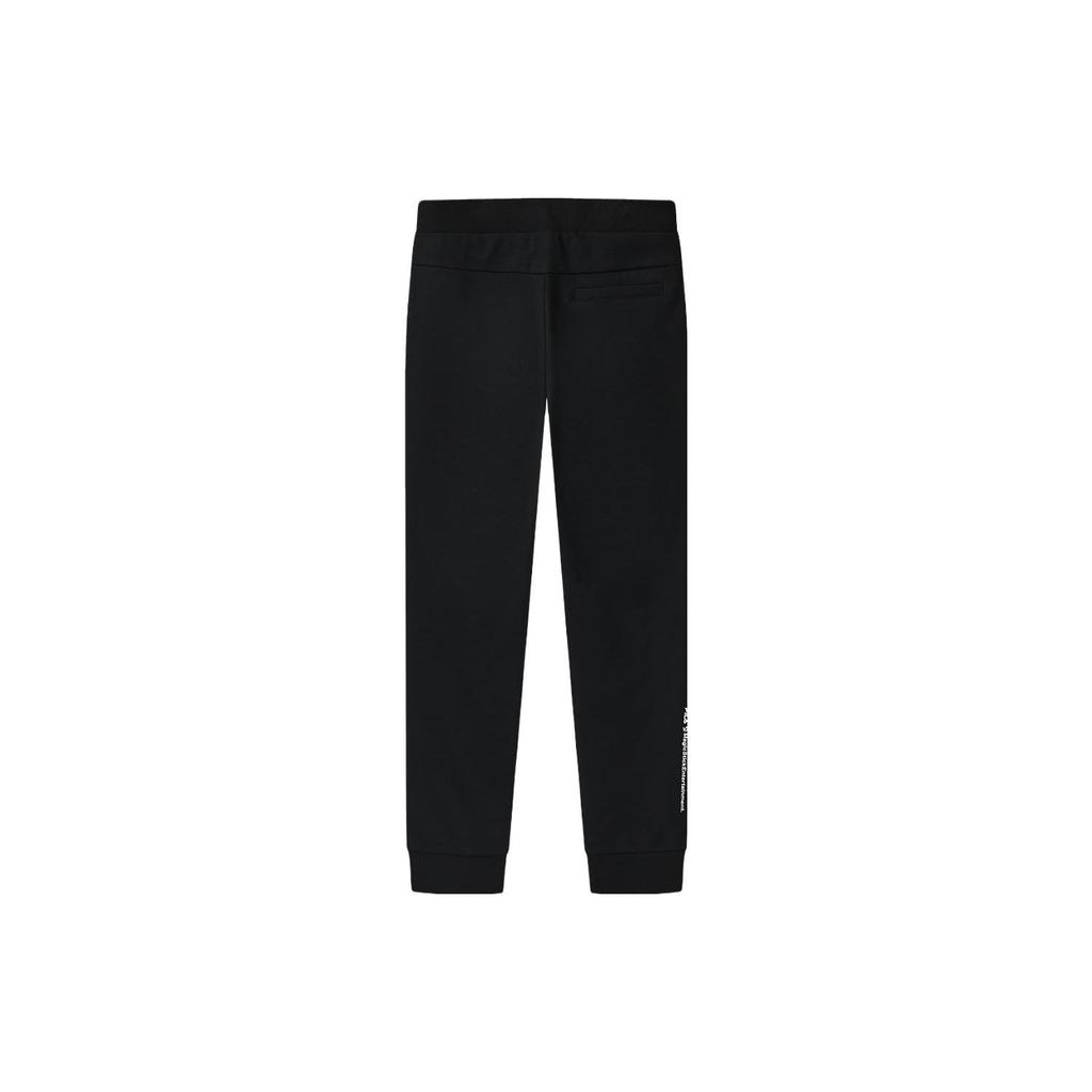 FILA Solid Color Casual Knit Sports Pants Men bottoms Black F11M329606FBK