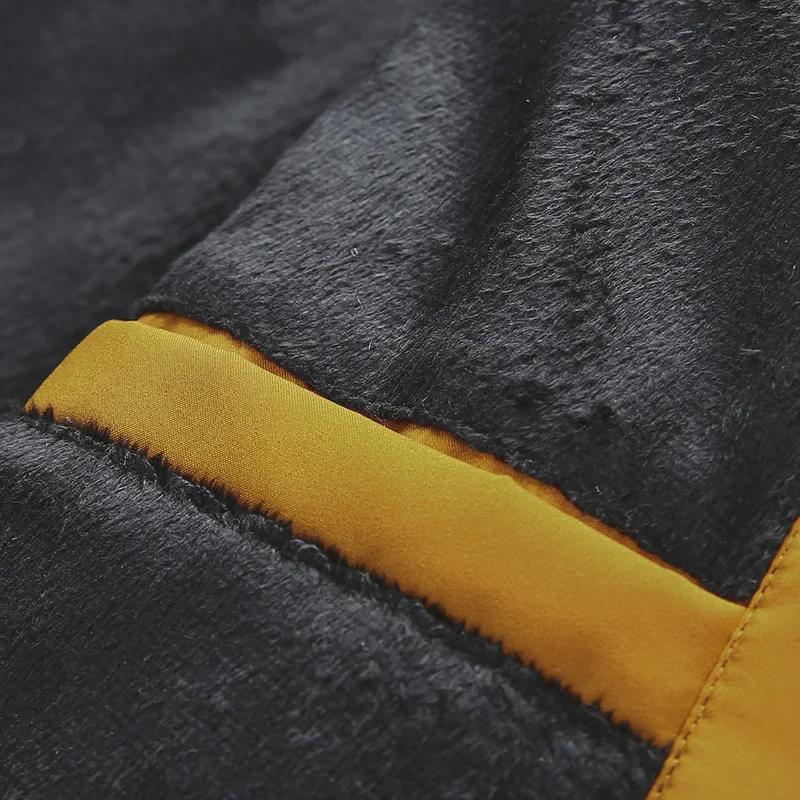 Pánský bavlněný kabát s kapucí - Hřejivá, silná, trendy ležérní bunda na podzim a zimu.