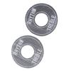2PCS Electric Guitar Switch Gaskets Three Gear Toggle Switch Indicator Washer Rhythm Treble Ring Plate Silver