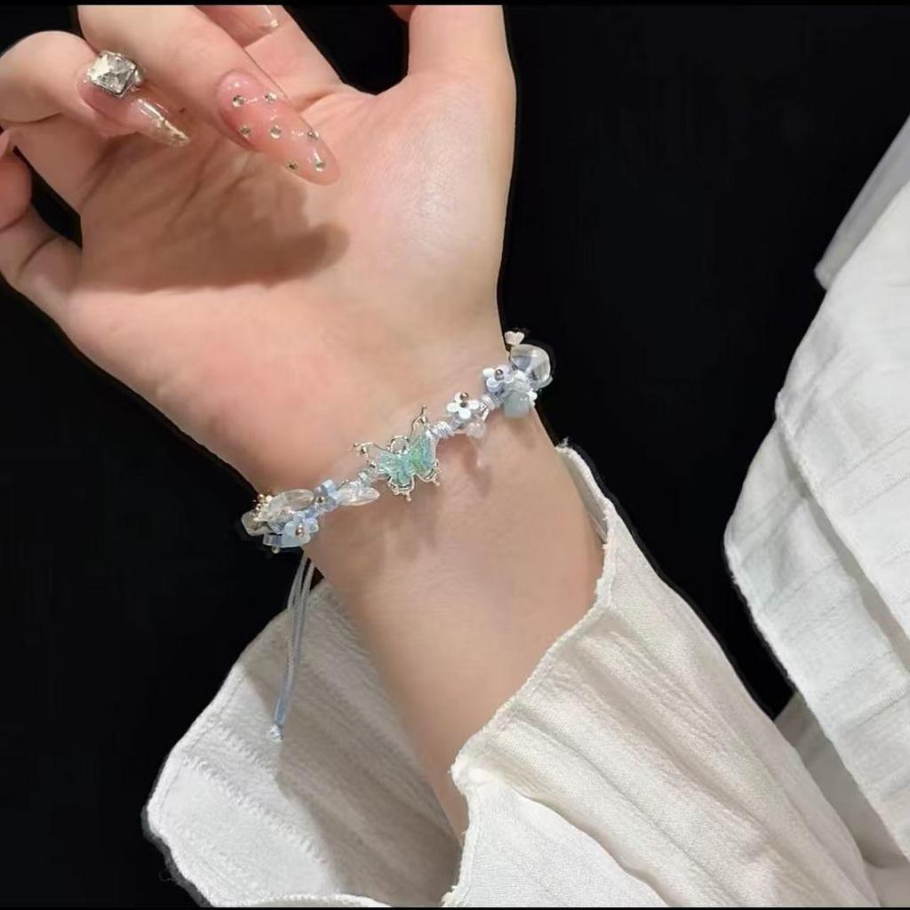 Blue Butterfly Handmade Friendship Bracelet