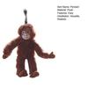 Yousheng Monkey Plush Keychain Realistic Soft Stuffed Monkey Pendant for Keys Backpacks Handbags Luggage 20cm Cute Hanging Toy Novelty Gift for Kids