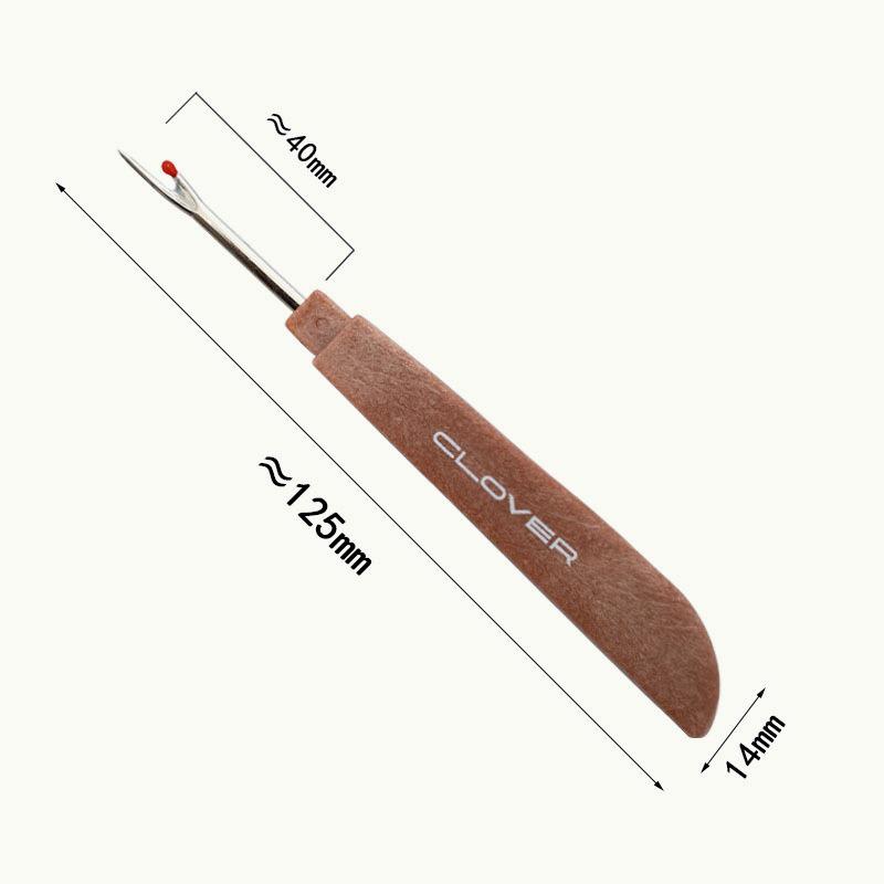 

Большой острый распарыватель швов с ручкой под дерево и пластиковым открывателем для петель