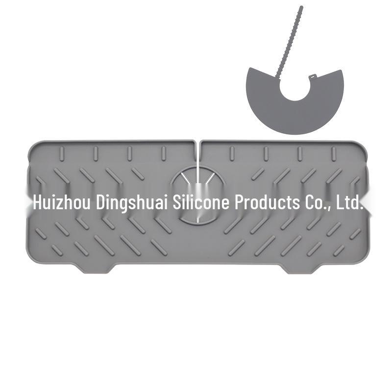 Luxusní silikonová podložka pod odtok - Velká, silná, prodloužená podložka pod vodovodní baterii umyvadla