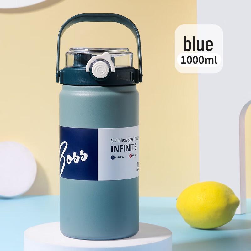 Shangqi Dual-Drink Large Capacity Stainless Steel Insulated Water Bottle