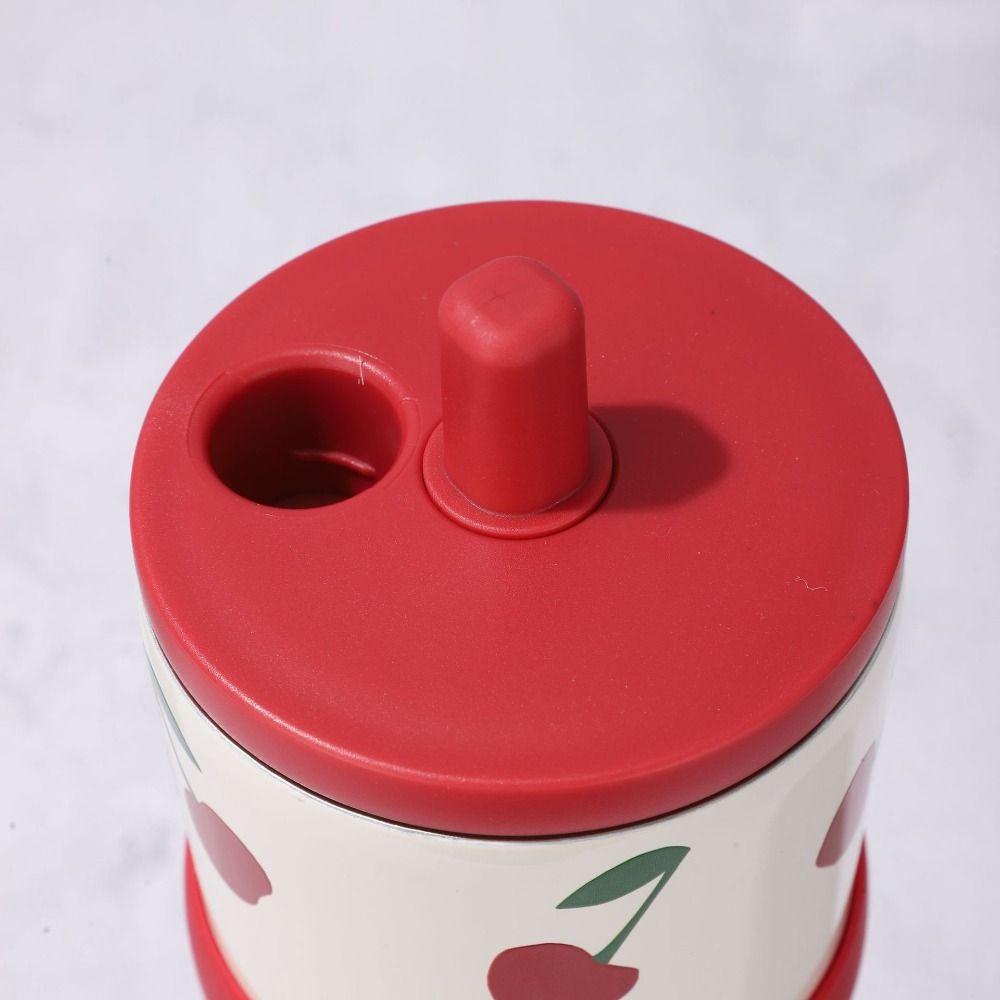 Star Flower Print Insulation Cup Stainless Steel Water Bottle Vacuum Thermos Cup  Hot Cold Drinks