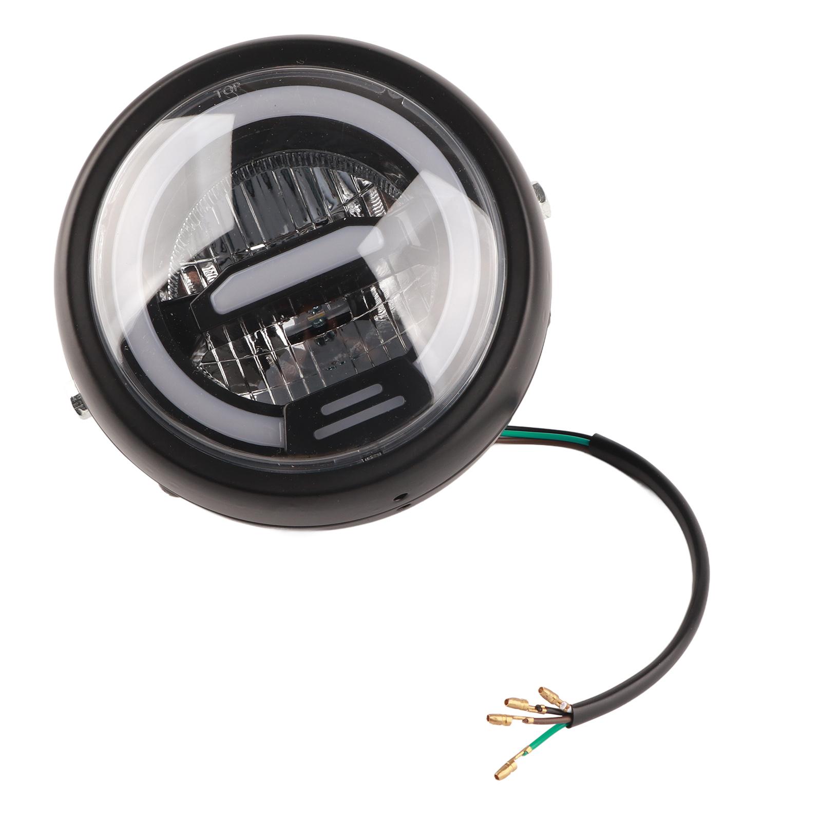 

6.5inch Universal Motorcycle LED Headlamp Front Round Headlight White Light