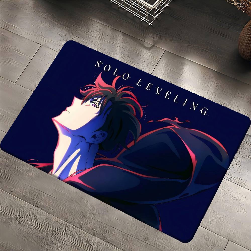 S-Solo Leveling Floor Mat Retro Multiple Choice Living Room Kitchen Rug Non-Slip Modern Home Decor