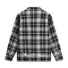 Li-Ning Wade Series Plaid Single-Breasted Collar Fleece Warm Loose Jacket Men Jackets Black AFDV095-1