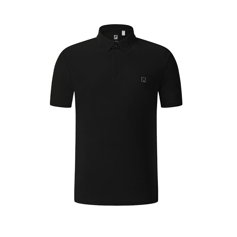 

FILA Fitness Cool Dry Comfortable Polo Shirt Men tops A61M621110F-BK L