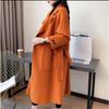 Women Wool Coat Warm Fashionable Belted Autumn Outerwear