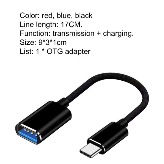 Cable Length: 17cm, Color: Red Cables Durable Micro USB 3.1 Male to USB 3.0 Female OTG Data Cable Connector Cable Length: 17cm, Color: Red Cables Durable Micro USB 3.1 Male to USB 3.0 Female OTG Data Cable Connector