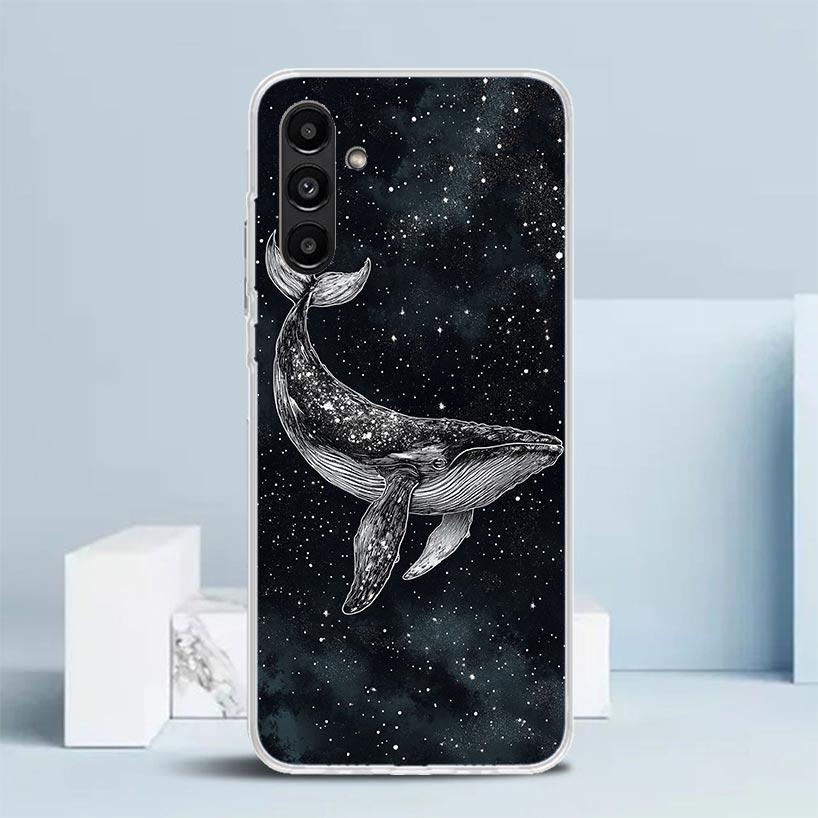 Humpback Whale Sea Giant Cover for Samsung Galaxy A17 A37 A57 A16 A26 A36 A56 A15 A14 A55 Phone Case A13 A53 A25 A35 A24 A34 A23