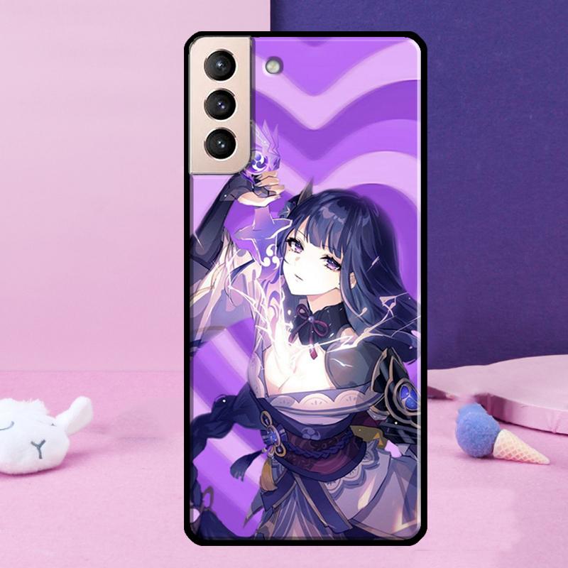 Baal Genshin Impact Game Phone Case For Samsung Galaxy S25 Ultra S23 S20 S21 S22 S24 FE S9 S10 Plus S24 Ultra Cover