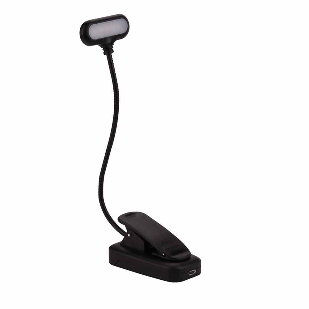 Flexible Clip-On Lamp Mini Reading Table Lamp Bedside Lamp LED Book Light Learning