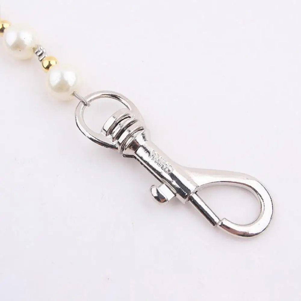 Imitation Pearls Beaded Dog Leash 120cm Pet Training Lead Leashes Pearls Dog Harness Leash Pet