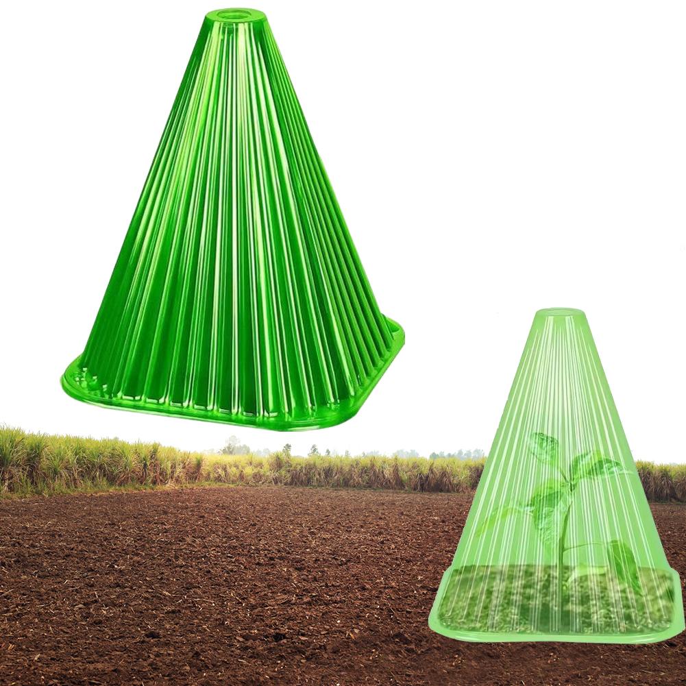 Plant Covers with Ventilation Top Reusable Plant Bell Cover Reusable Plastic Greenhouse Plant Bell Cover for Seed Plants Flower