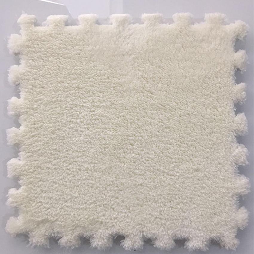 30*30 EVA Splicing Velvet Foam Pad Child Bedroom Treasure Crawling Mat