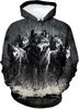 26 New Men's Clothing Popular Animal Printing Series 3D Printing Hoodie Children's Sweater Men's