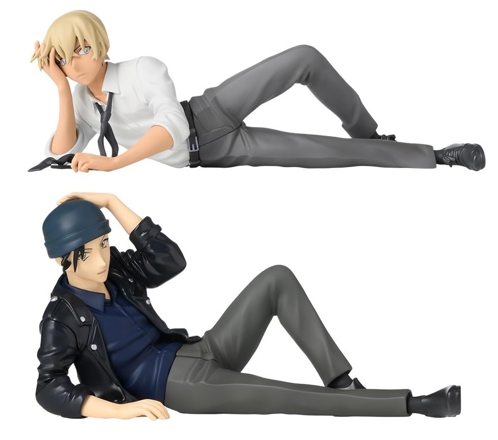 

Rei Furuya Shuichi Akai Figure Conan Chokonose Premium Figure Rei Furuya Shuichi Akai Nesoberi ver of 2 Official [Set types]