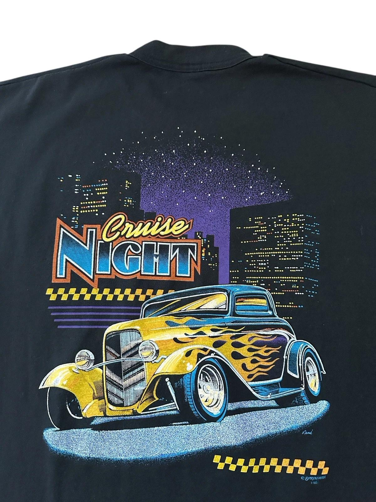 

Vintage Cruise Night Hot Rod T Shirt Men’s XL 90’s Racing USA 2XL
