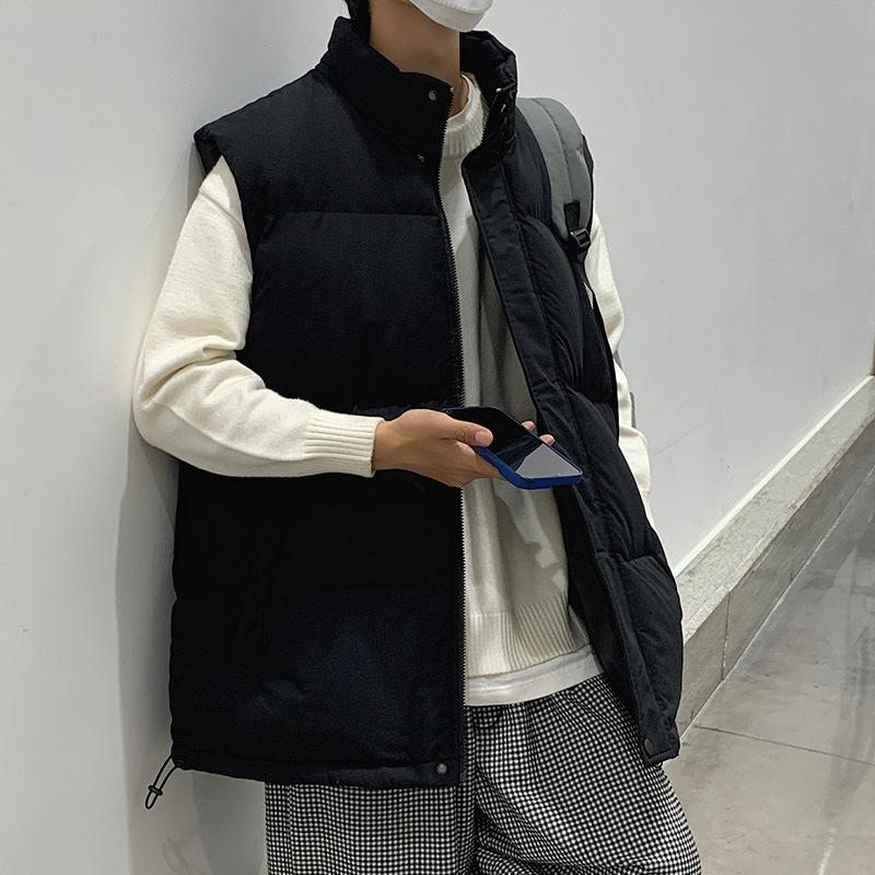 

Мужской новый модный стеганый жилет для пар, мужская осенне-зимняя свободная повседневная верхняя одежда, модный жилет, жилет, куртка-жилет 5XL
