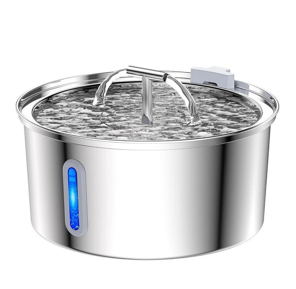 3.2L Stainless Steel Automatic Pet Water Fountain for Cats and Dogs