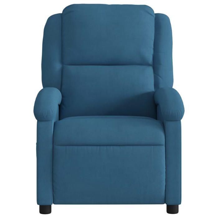 VidaXL Fauteuil Inclinable, Chaise de Relaxation avec Dossier et Repose-Pied, Siège Inclinable, Fauteuil TV de Salon, 371807