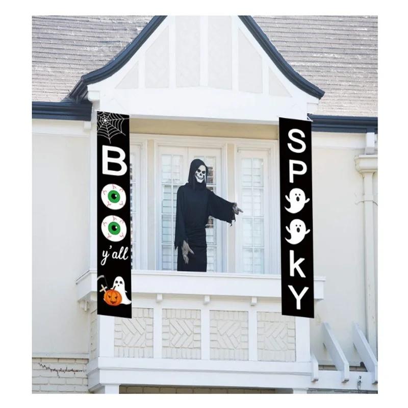 Halloween Couplets Hanging Flags Door Banners Flags And Outdoor Decorations