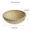 Handmade Bamboo Fruit Basket with Base
