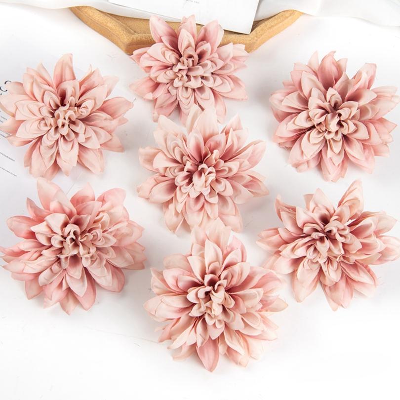 30/50pcs Artificial Flowers Silk Gerbera Home Festival Party Outdoor Garden Decor Scrapbook Diy Candy Box Wedding Bouquet Cheap