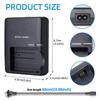 KUTOU LP-E5 Battery Charger LC E5 LC E5E for Canon EOS 1000D 450D 500D Kiss F X2 X3 Rebel T1i XS Xsi Cameras