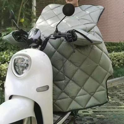 New Style Electric Vehicle Winter Windshield: Enlarged, Thickened, Velvet-Lined, Cold-Proof, Rainproof, and Windproof Cover.