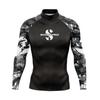Men Women Quick Dry Rash Guard Long Sleeve UV Protection Swim Shirt Surfing Snorkeling Diving Summer Water Sports