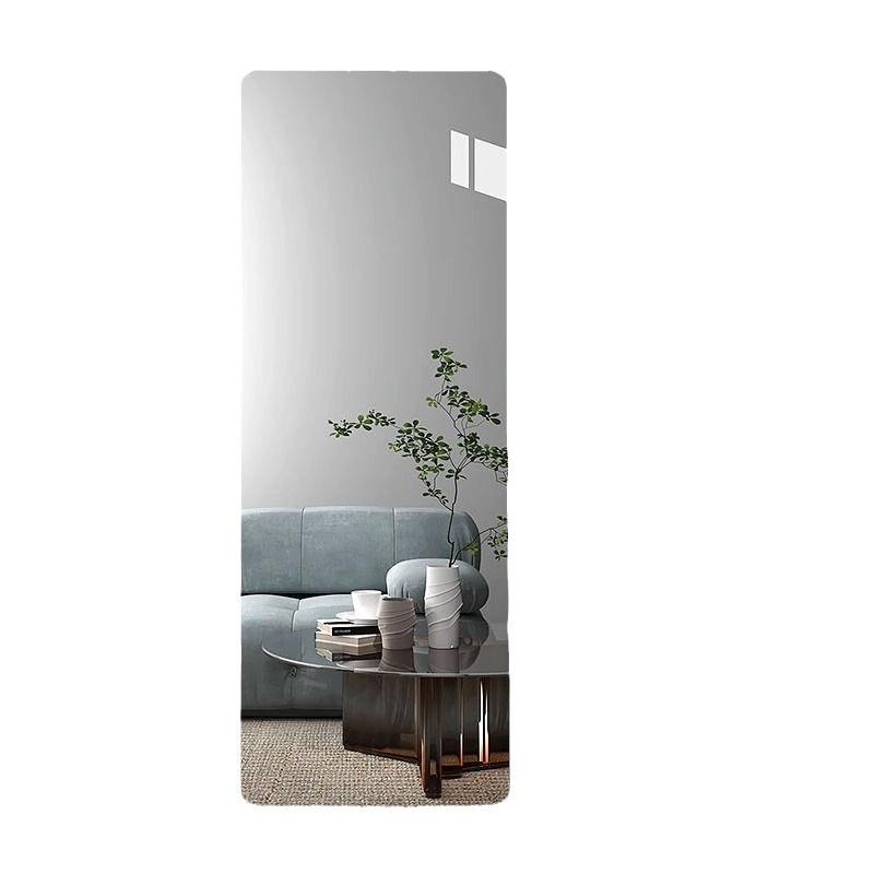 Acrylic Soft Mirror Wall Sticker, Self-Adhesive Full-Length Makeup Mirror for Bathroom or Dorm.