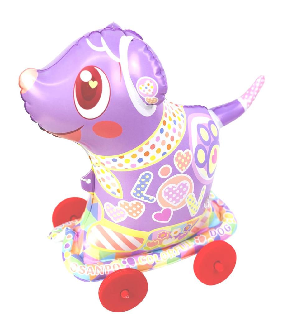 Tatsuya Bunte Hunde zum Spazierengehen Aufblasbar mit Schnur Spielzeug (Satz 6) Kinder [Festivals/Veranstaltungen/Kinderpartys/Straßenstände/Messen]