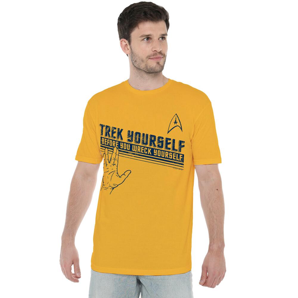 Star Trek Trek Yourself T-Shirt S-2XL, Gold Unisex T-Shirt S