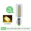 E27 LED Light Bulb E14 Corn Bulb Lamp Ceiling Chandeliers Lampada LED Lights 72 96 LEDs No Flicker AC220V 240V 5730 SMD Bombilla
