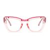 Lunettes de lecture œil de chat populaires à la mode pour femmes Nouveau cadre élégant surdimensionné HD Anti lumière bleue Lunettes pour presbytie Dioptrie Jusqu'à 4.0