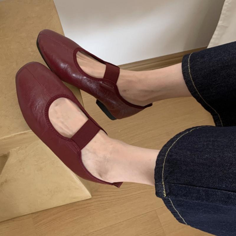 Fashion Women Flat Fashionable Loafers 2025 Spring Autumn New Style Slip On Ballet Shoes Elegant Versatile Round Toe Lady Flat Shoes